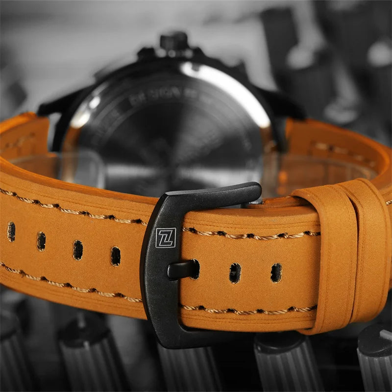 NAVIFORCE Luxury Brand Men Army Military Watches Men's Quartz Date Clock Man Leather Strap Sports Wrist Watch Relogio Masculino